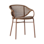 Garden chair 'Elba' -  Brick