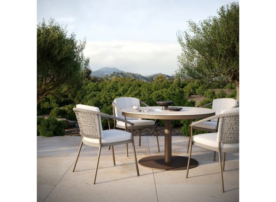 Table de jardin 'Salerno' - Bronze