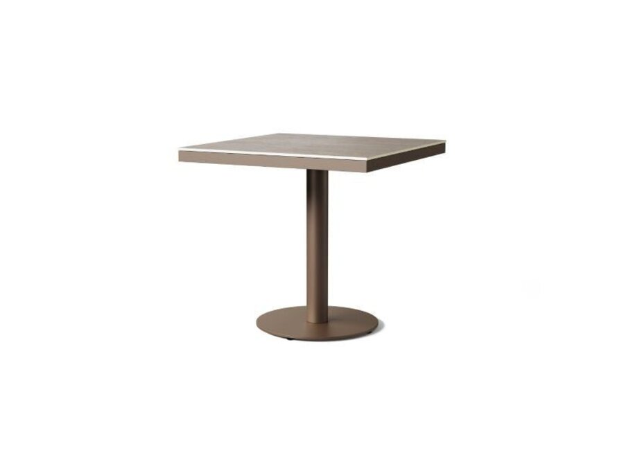 Table de jardin 'Salerno' - Bronze - Square