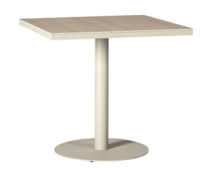 Table De Bar Carrée En Bois Et Fer - 60x60x75 Cm, Charge Max 120 Kg, Style Industriel Pour Cuisine, Salon, Bar Ou Jardin (Base 42x42 Cm) - 12