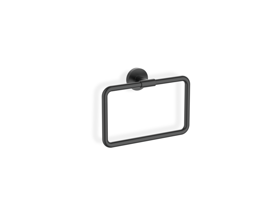 Handdoekrek 'Basic' - HTR - Black matt