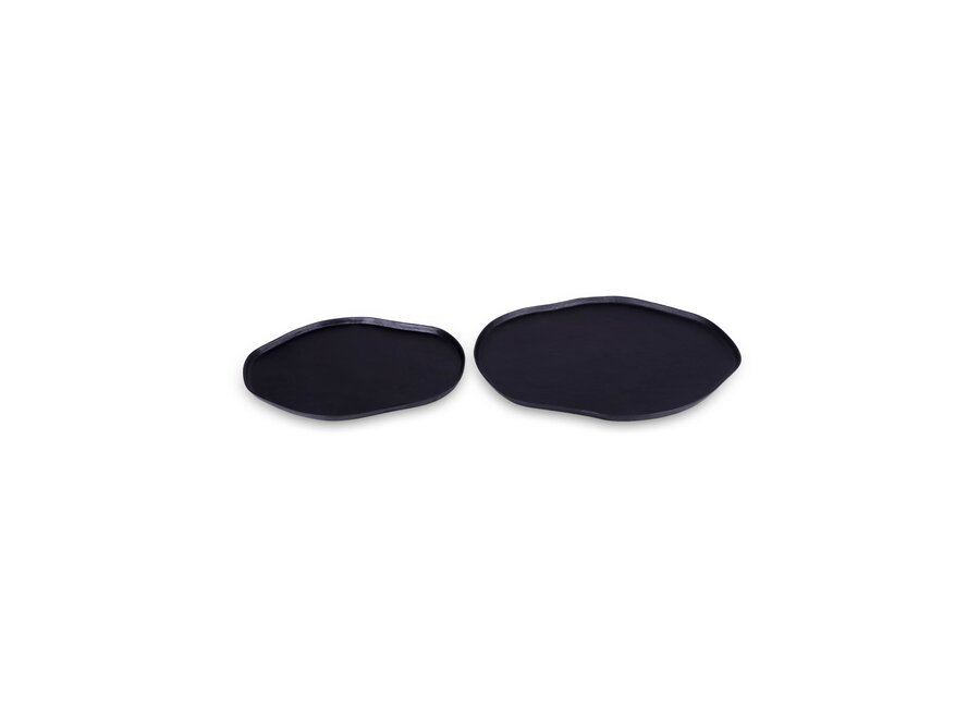 Organisch dienblad 'Ocala' - Black