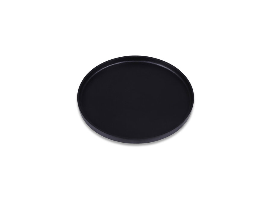 Plateau 'noir' - rond
