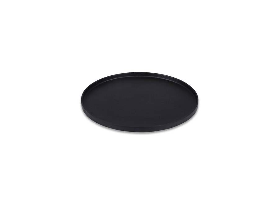 Dienblad 'black' - rond