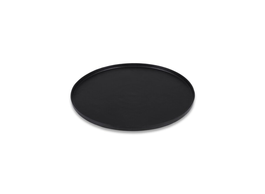 Plateau 'noir' - rond