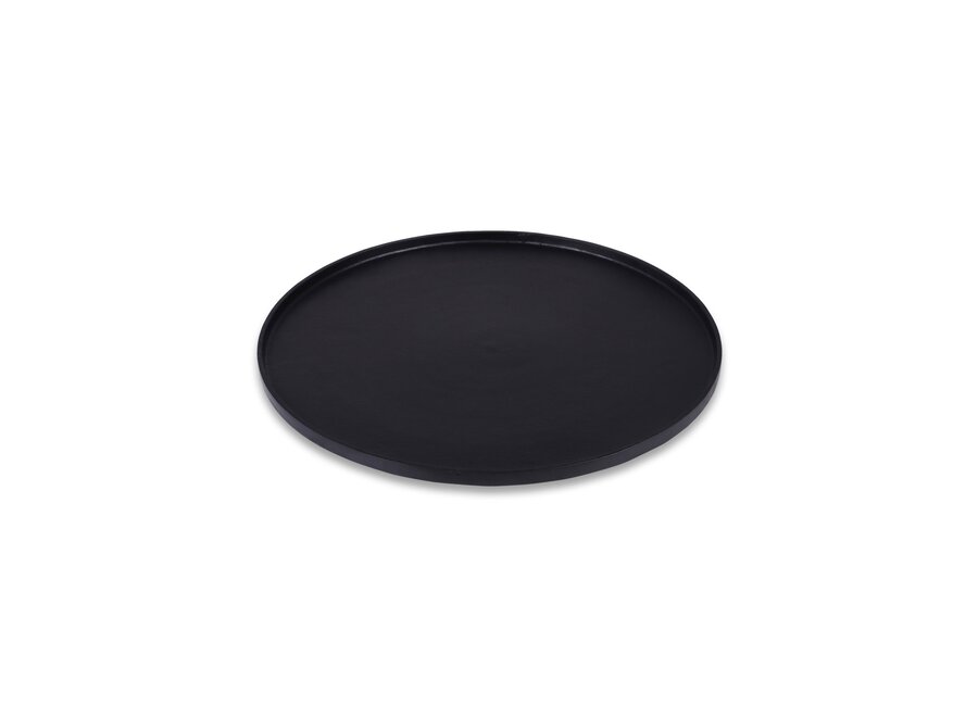 Plateau 'noir' - rond