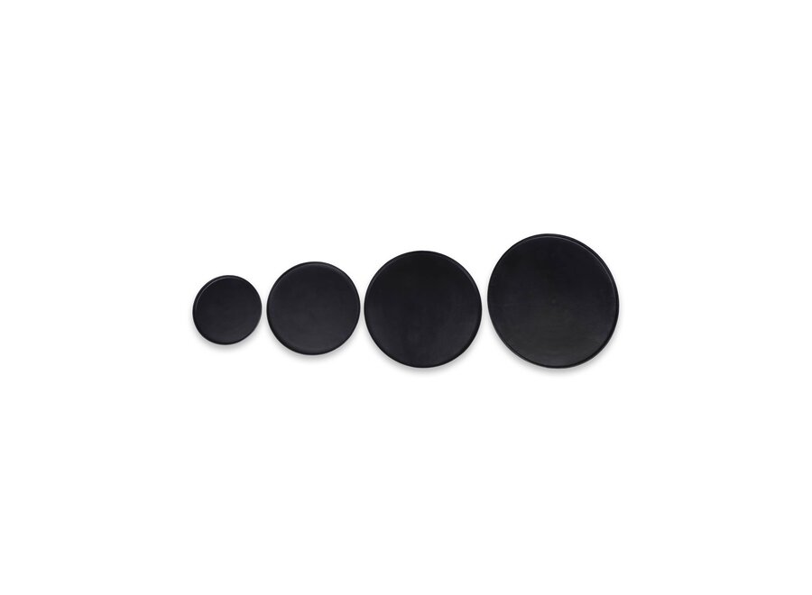 Plateau 'noir' - rond
