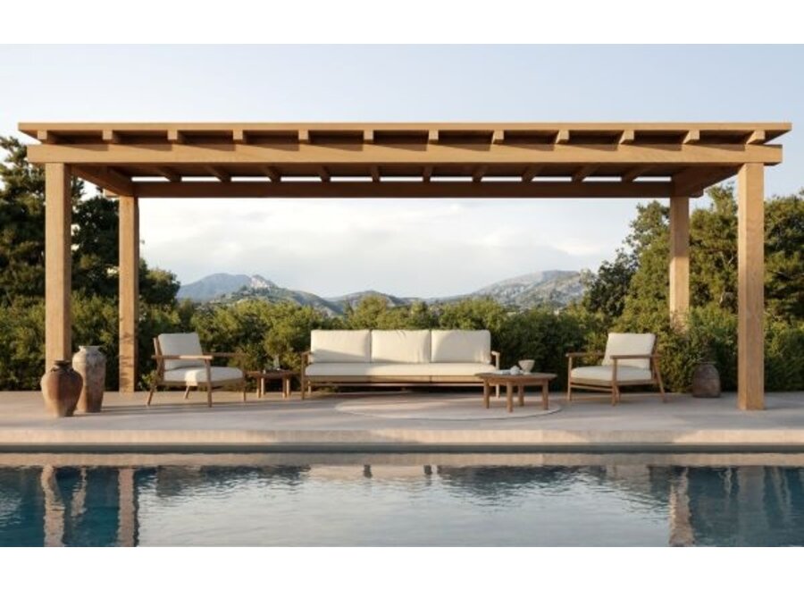 Low table 'Palma' - Teak   - Round