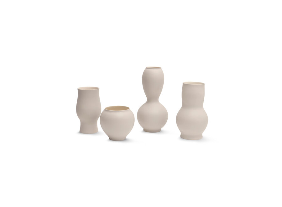 Vase 'Zenith' Sand   -  S