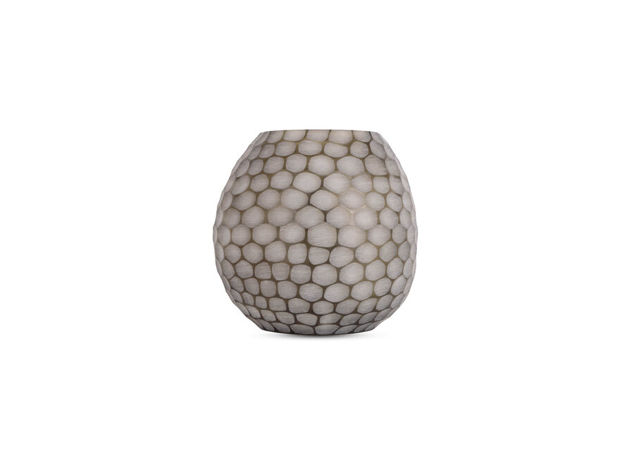 Vase 'Amazez' - smoke/grey - M