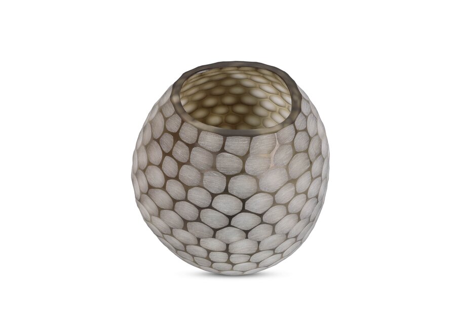 Vase 'Amazez' - smoke/grey - M
