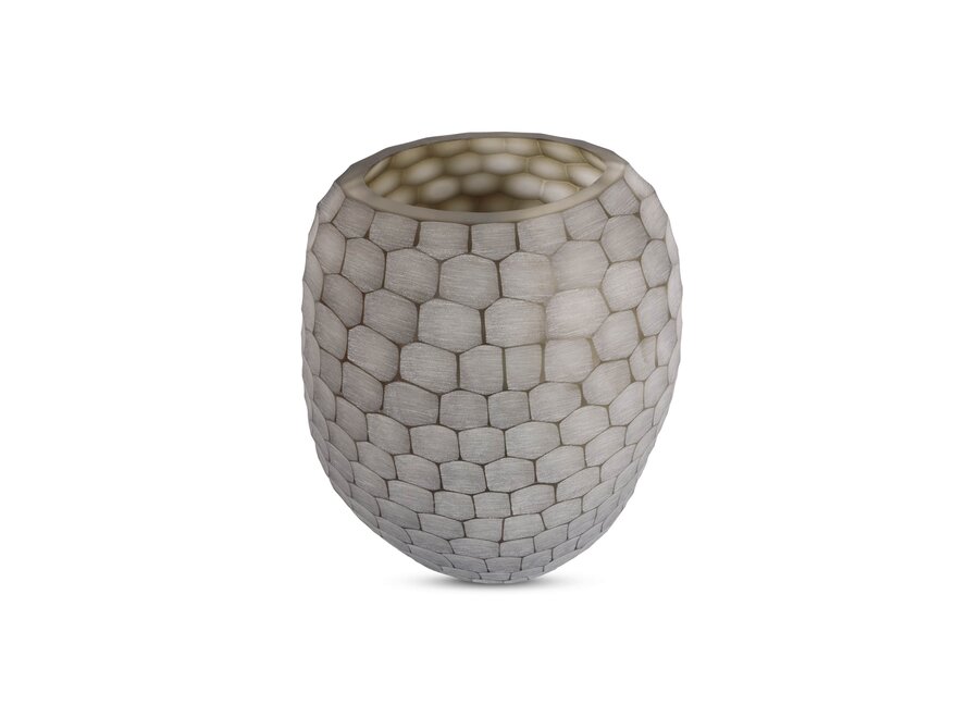 Vase 'Amazez' - smoke/grey - L