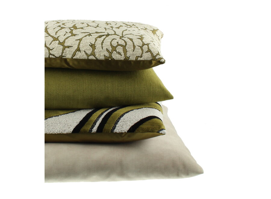 Decorative cushion Albert Olive