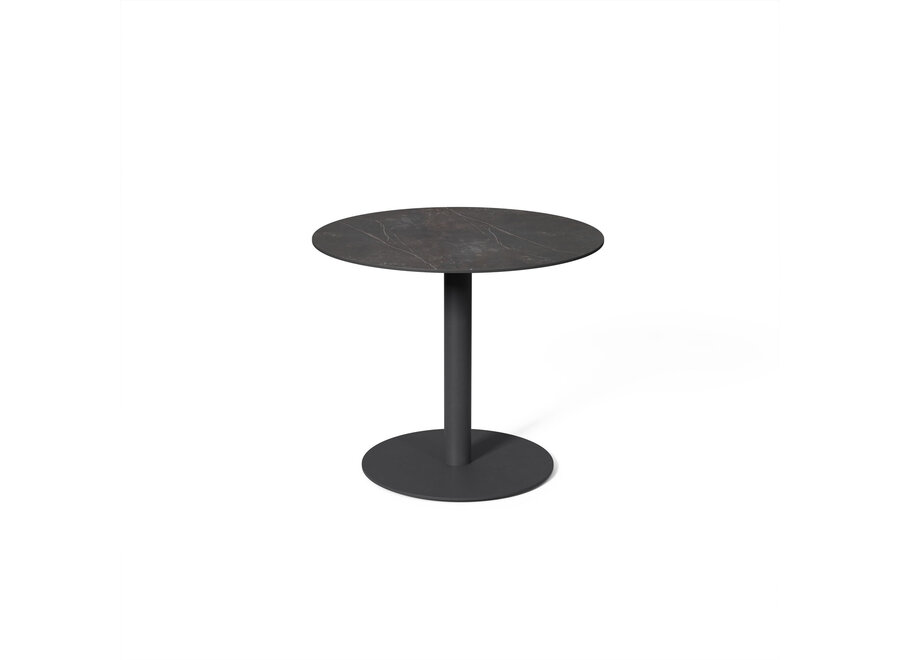 Faible Table de jardin 'Tarente' - 80 cm - Anthracite