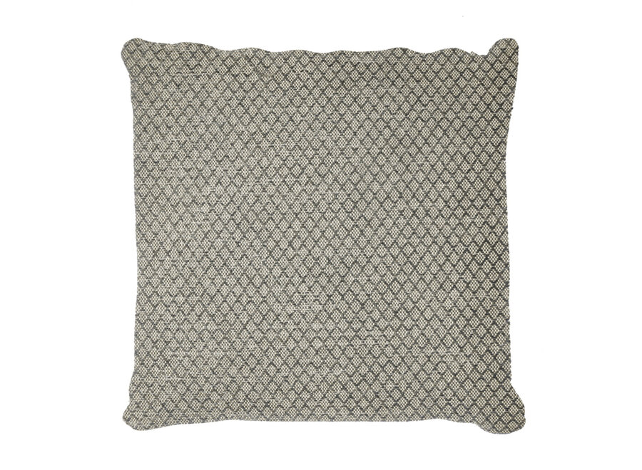 Outdoor-Kissen - Checkered Grey