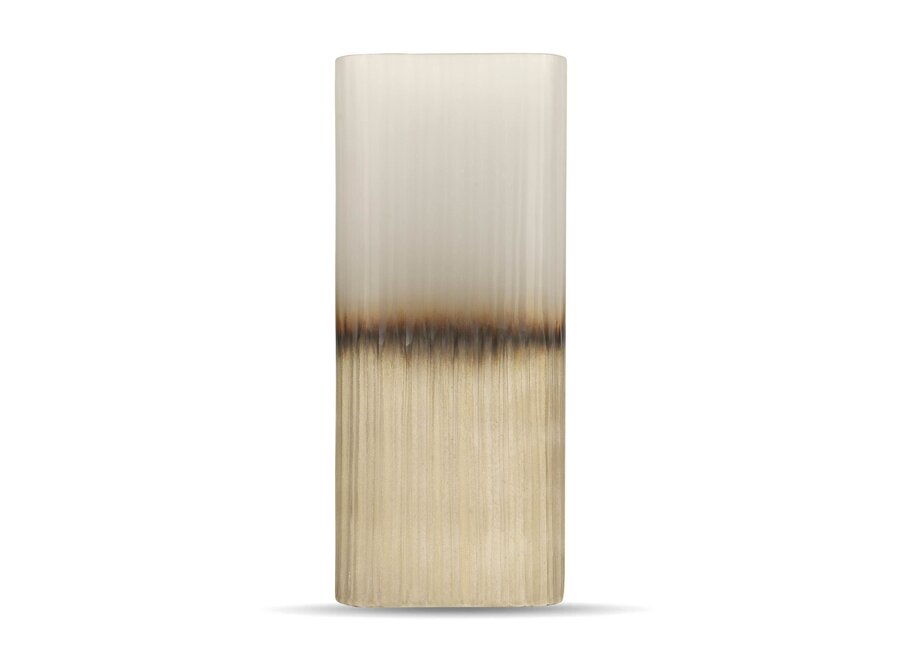 Windlicht 'Ine' - Smoke/Beige - XL