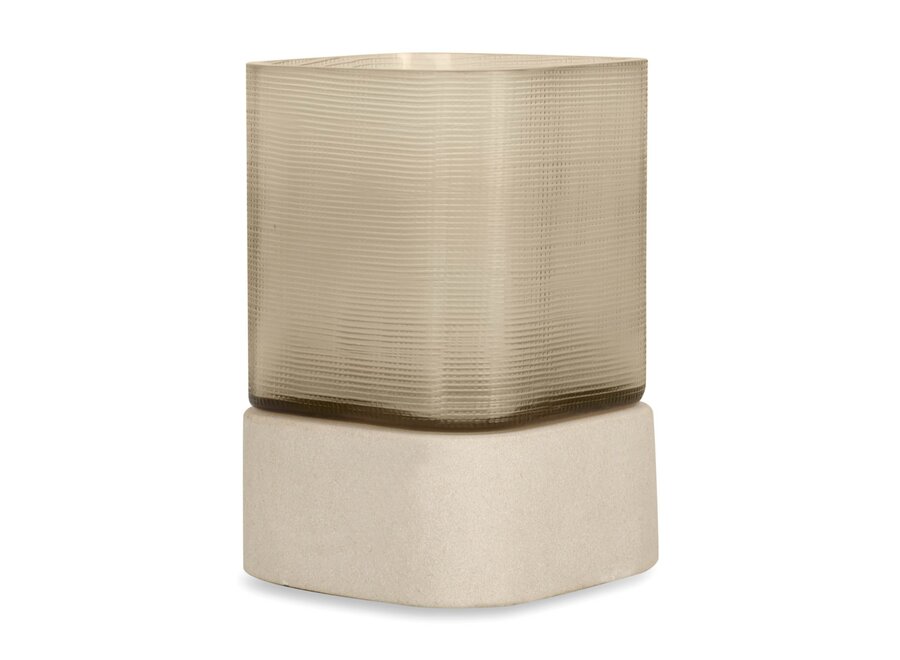 Windlicht 'Ine' - Smoke - XS