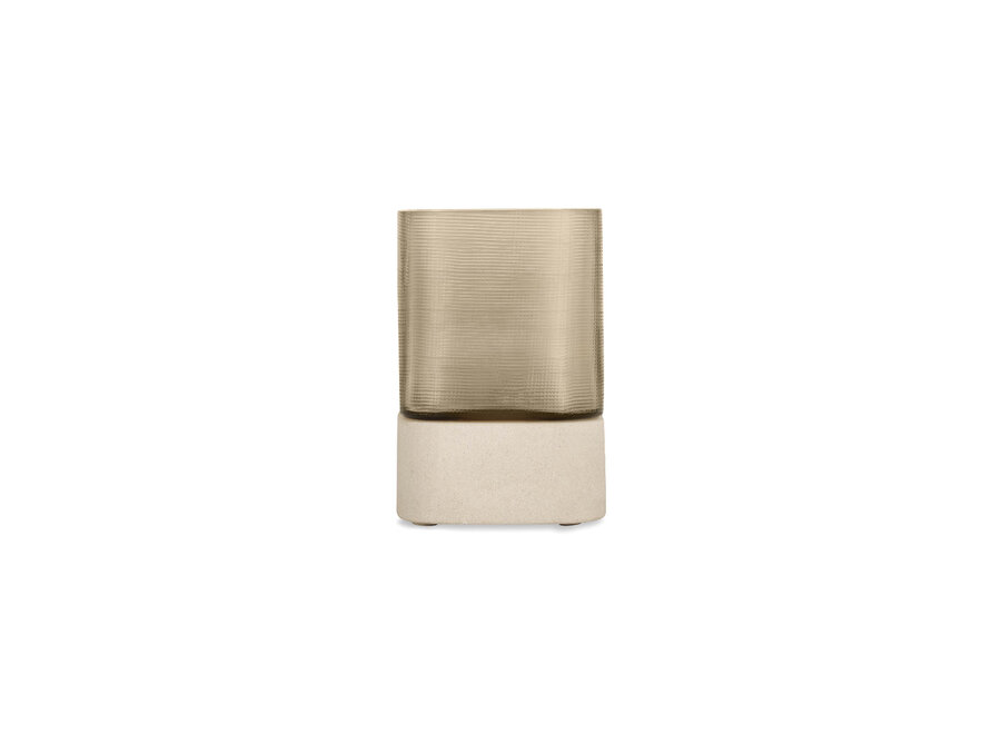 Windlicht 'Ine' - Smoke - XS