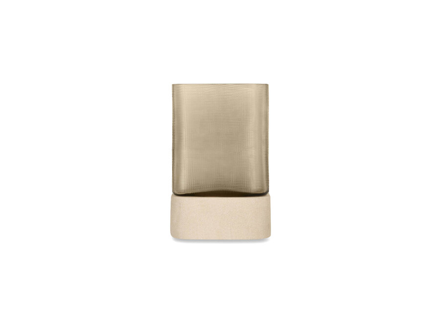 Porte-bougie 'Ine' - Smoke - S