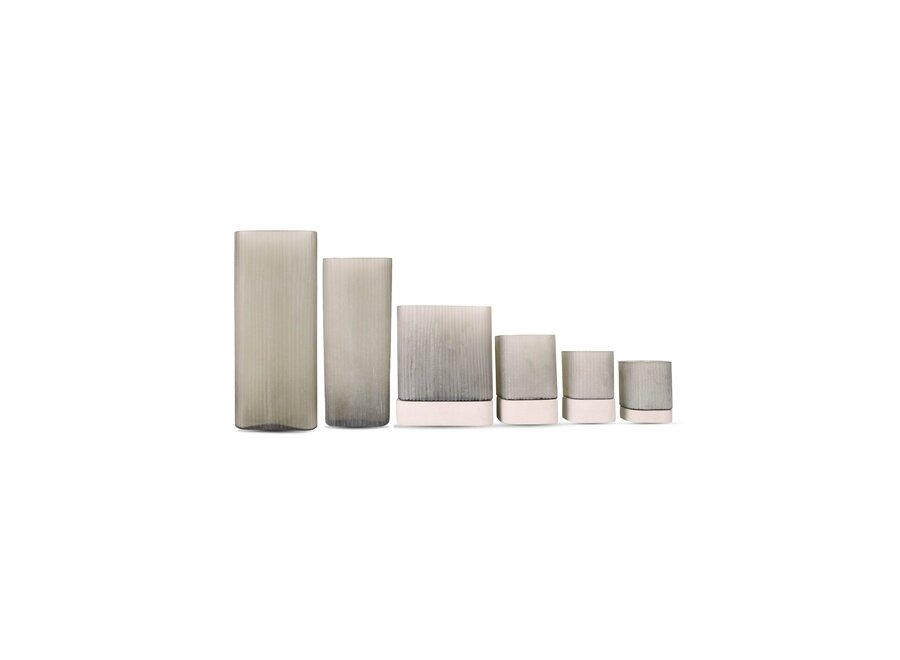 Bougie chauffe-plat 'Ine' - Frosted Smoke