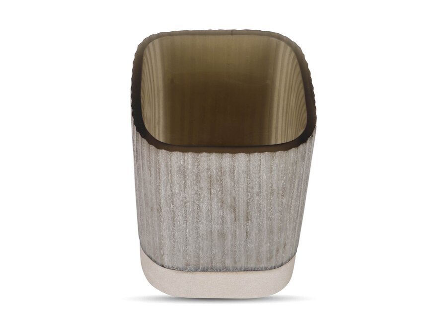 Bougie chauffe-plat 'Ine' - Frosted Smoke