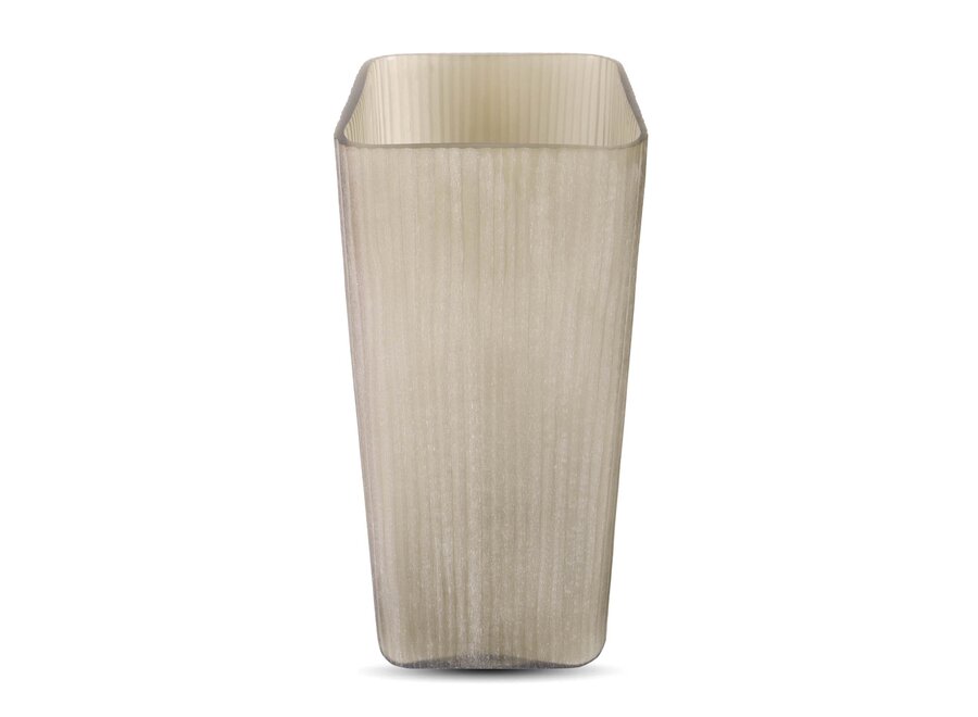 Porte-bougie 'Ine' - Frosted Smoke - M