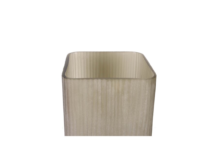 Porte-bougie 'Ine' - Frosted Smoke - M