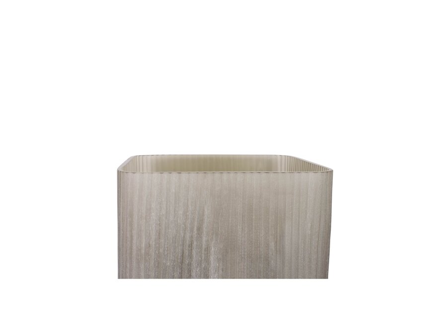 Porte-bougie 'Ine' - Frosted Smoke - L