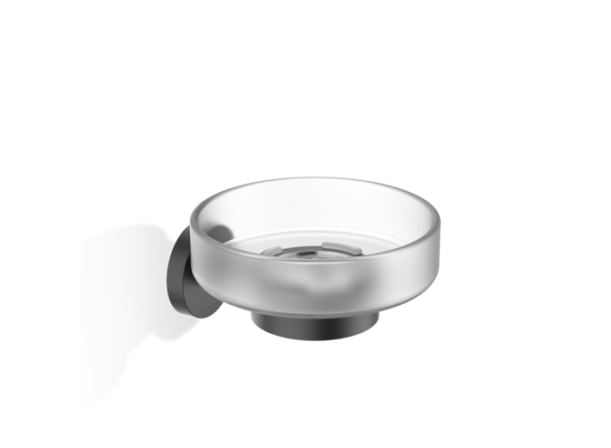 Zeepbakje Basic - Wandbevestiging  - Black matt