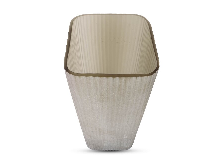 Porte-bougie 'Ine' - Frosted Smoke - XL