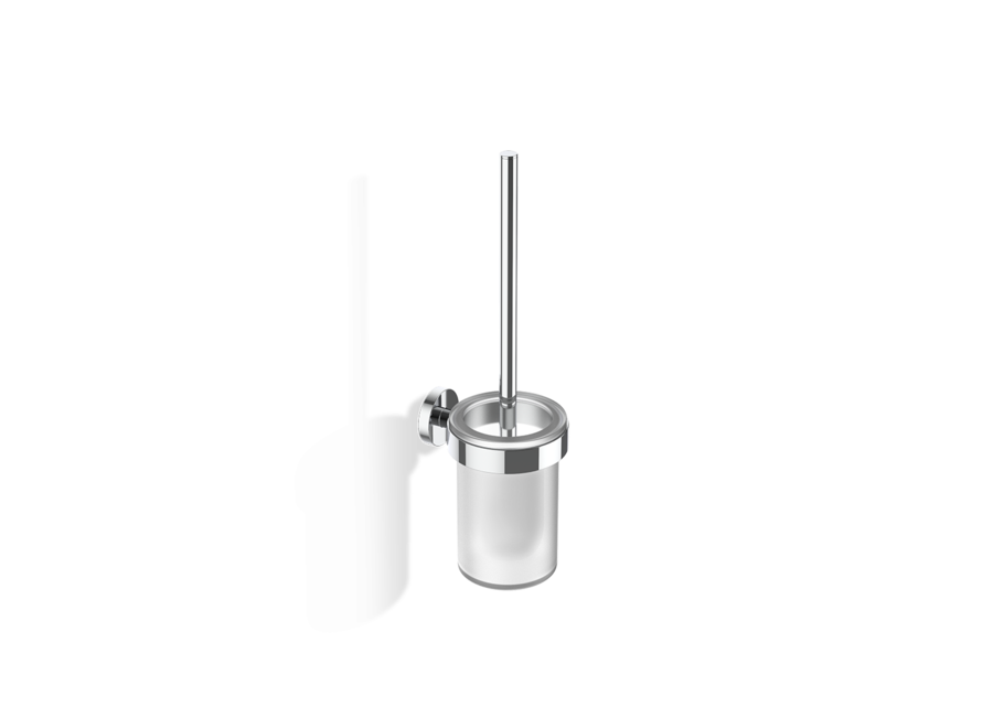 Toiletborstelset  'Basic' - Wandbevestiging - Chrome