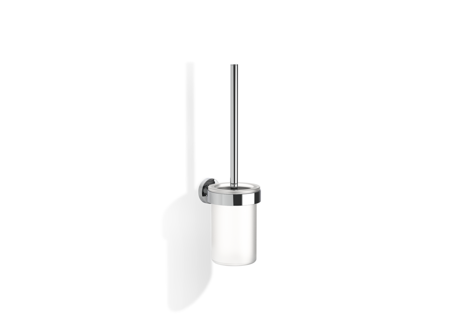 Toiletborstelset  'Basic' - Wandbevestiging - Chrome