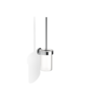 Toilet brush set 'Basic' - Wall mounted - Chrome