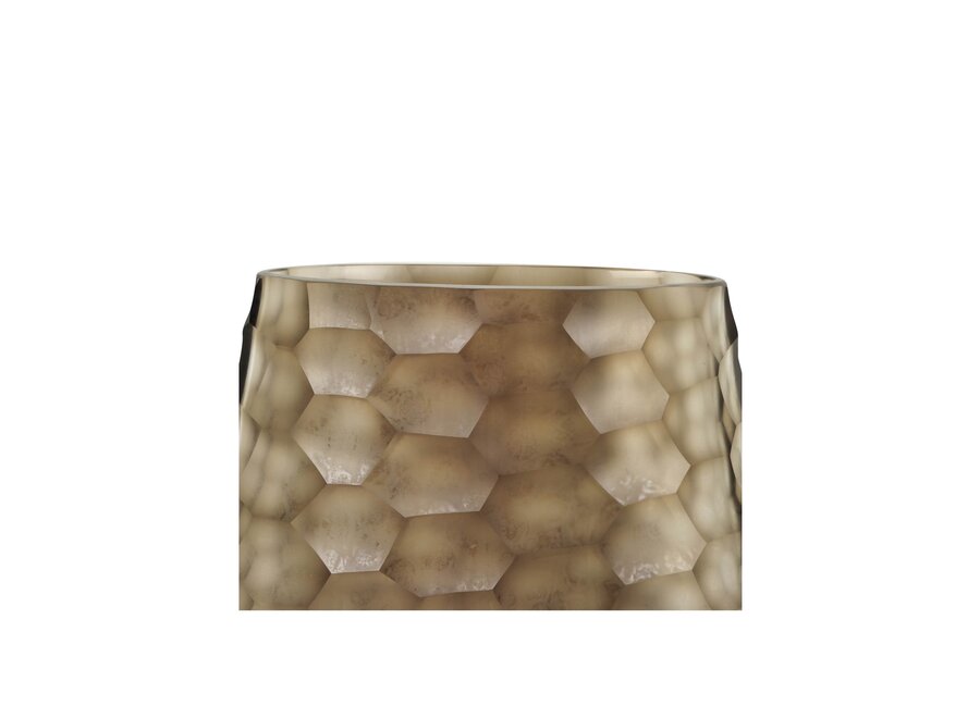 Tea light 'Maya' - Smoke/Grey