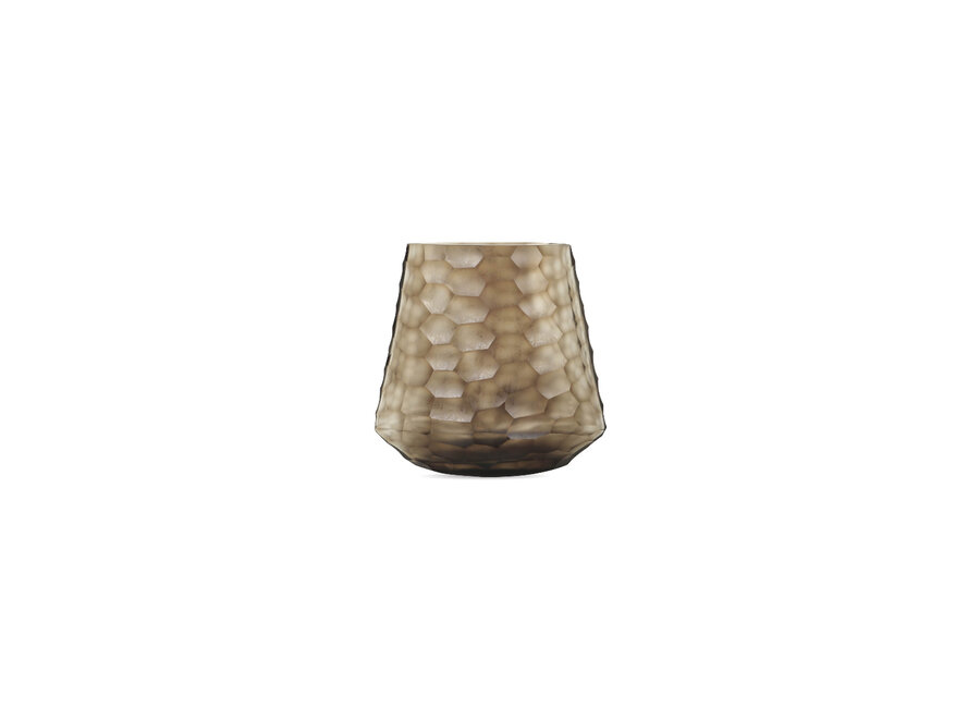 Tea light 'Maya' - Smoke/Grey