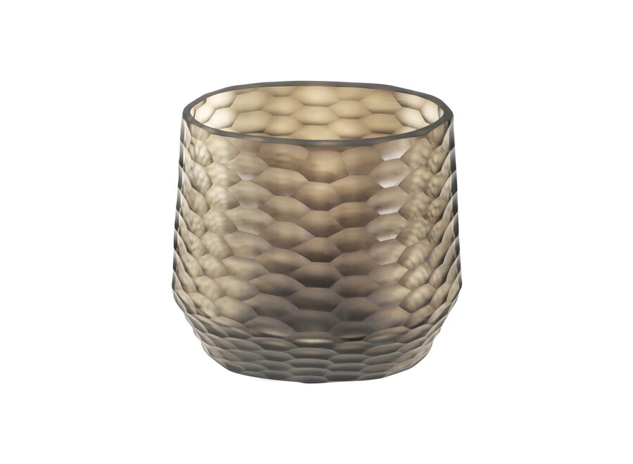 Vase 'Maya' - Smoke/Grey - M