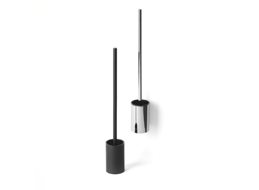 Set de brosses de toilette 'Basic' - Black matt