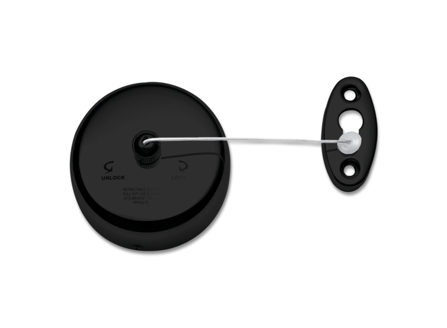 Clothesline 'Basic'  - Black matt