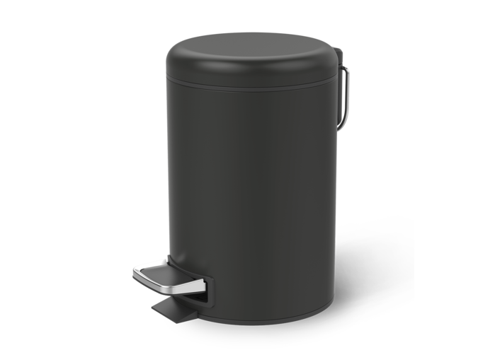 Mülleimer Basic - Black matt