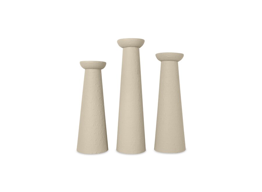 Candleholder 'Falun' S - Sand