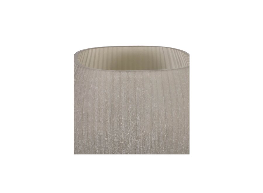 Vase 'Mia' - Frosted Smoke - S
