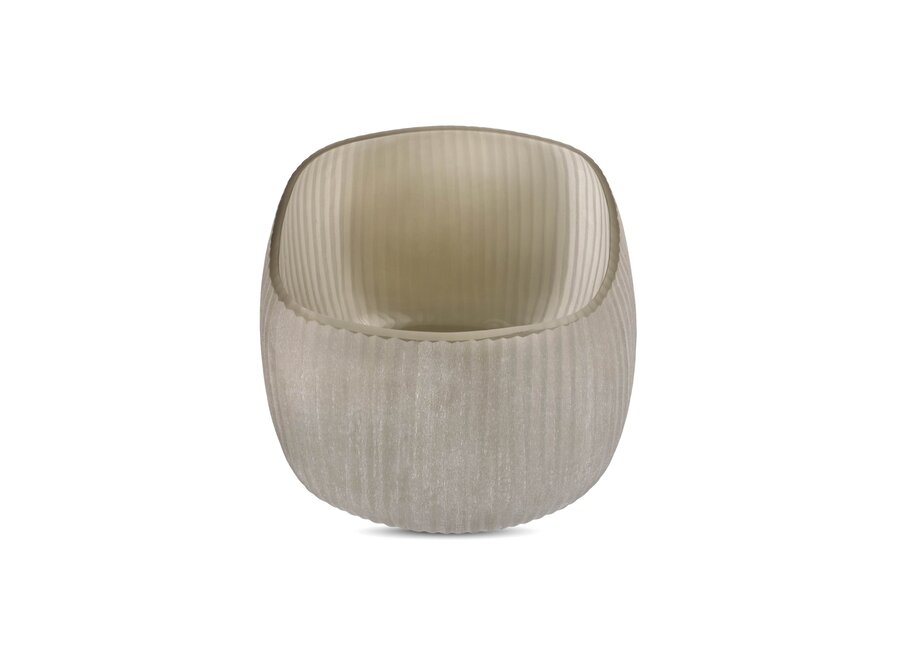 Vase 'Mia' - Frosted Smoke - M