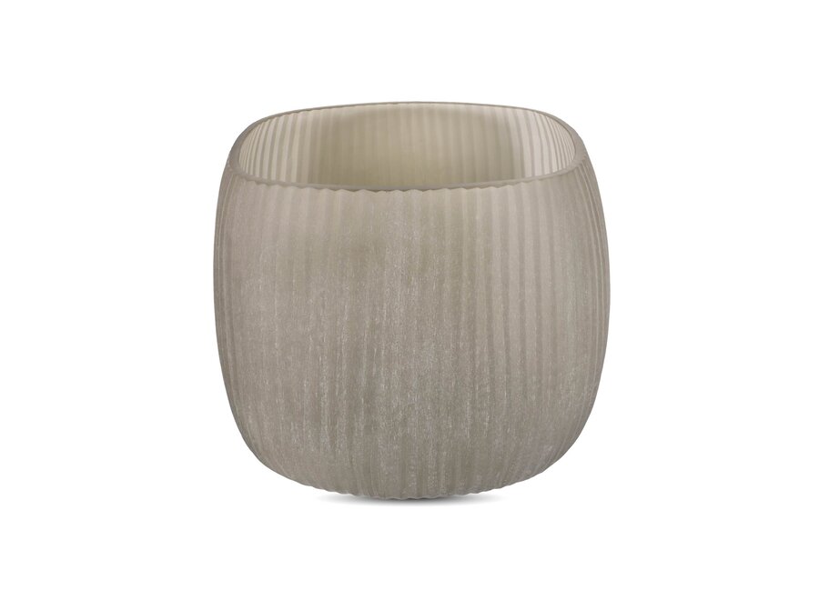 Vase 'Mia' - Frosted Smoke - M