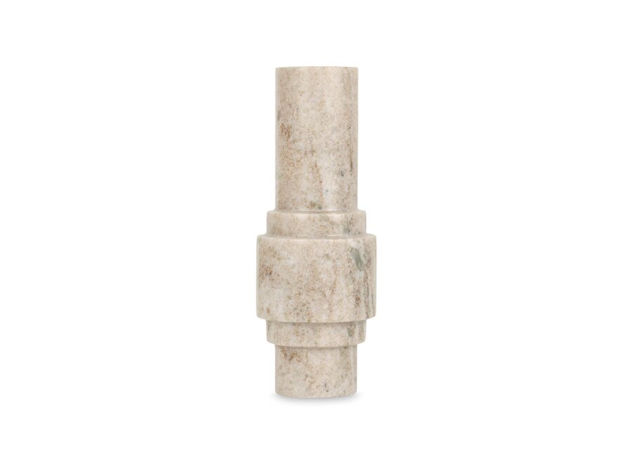 Candleholder 'Taos' - Morchana Marble - L