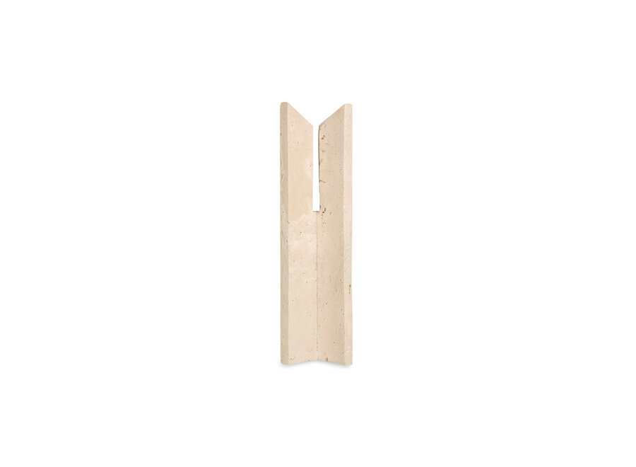Decor object 'Ely' - Travertine - M
