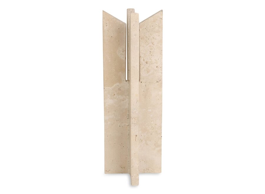 Decor object 'Ely' - Travertine - M