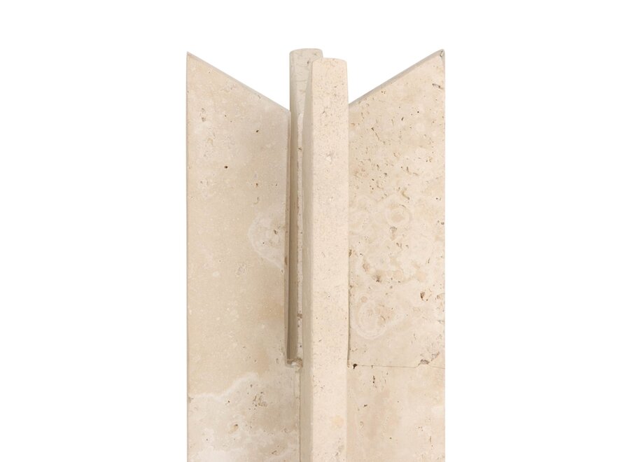 Objet de décoration 'Ely' - Travertine - M