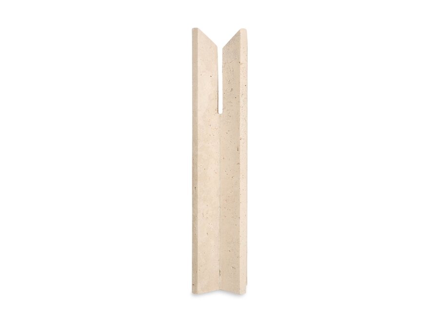 Decor object 'Ely' - Travertine - L