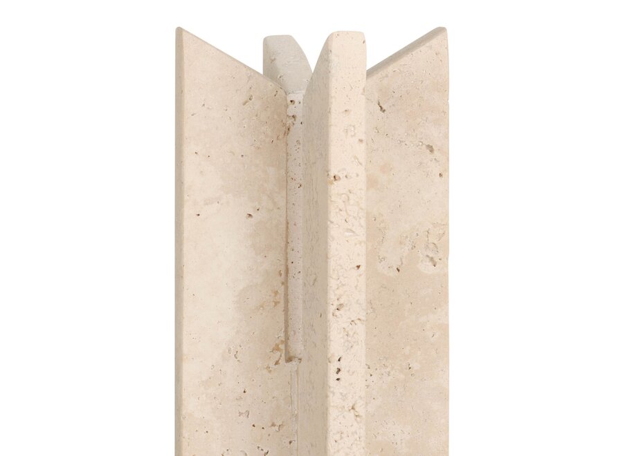 Decor object 'Ely' - Travertine - L