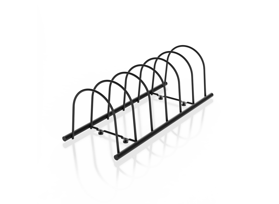 Guest towel holder 'Basic'  - Black matt